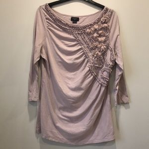 Romantic 3/4 length sleeve tee - Deletta - Large